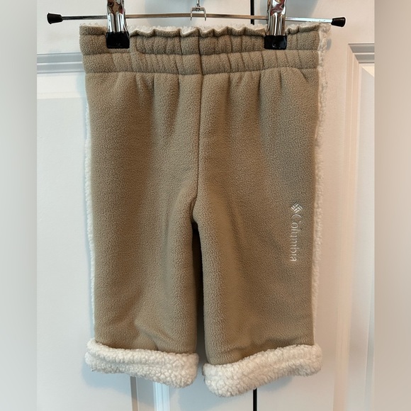 Columbia Infant Tan Sherpa Pants (Size 6 Months) - Picture 1 of 4